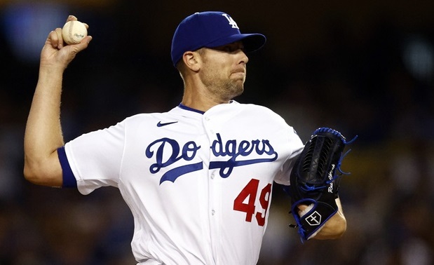 Dodgers 70 percent winning rate 161km sinker ball with sore shoulders